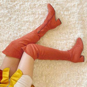 Miracle Eye The Jane Boot in Peach Size 8